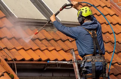 Démoussage et hydrofuge de toiture à Cazeneuve-Montaut